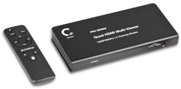 4 Ports Quad HDMI Multi-Viewer/Screen Divider/Switch